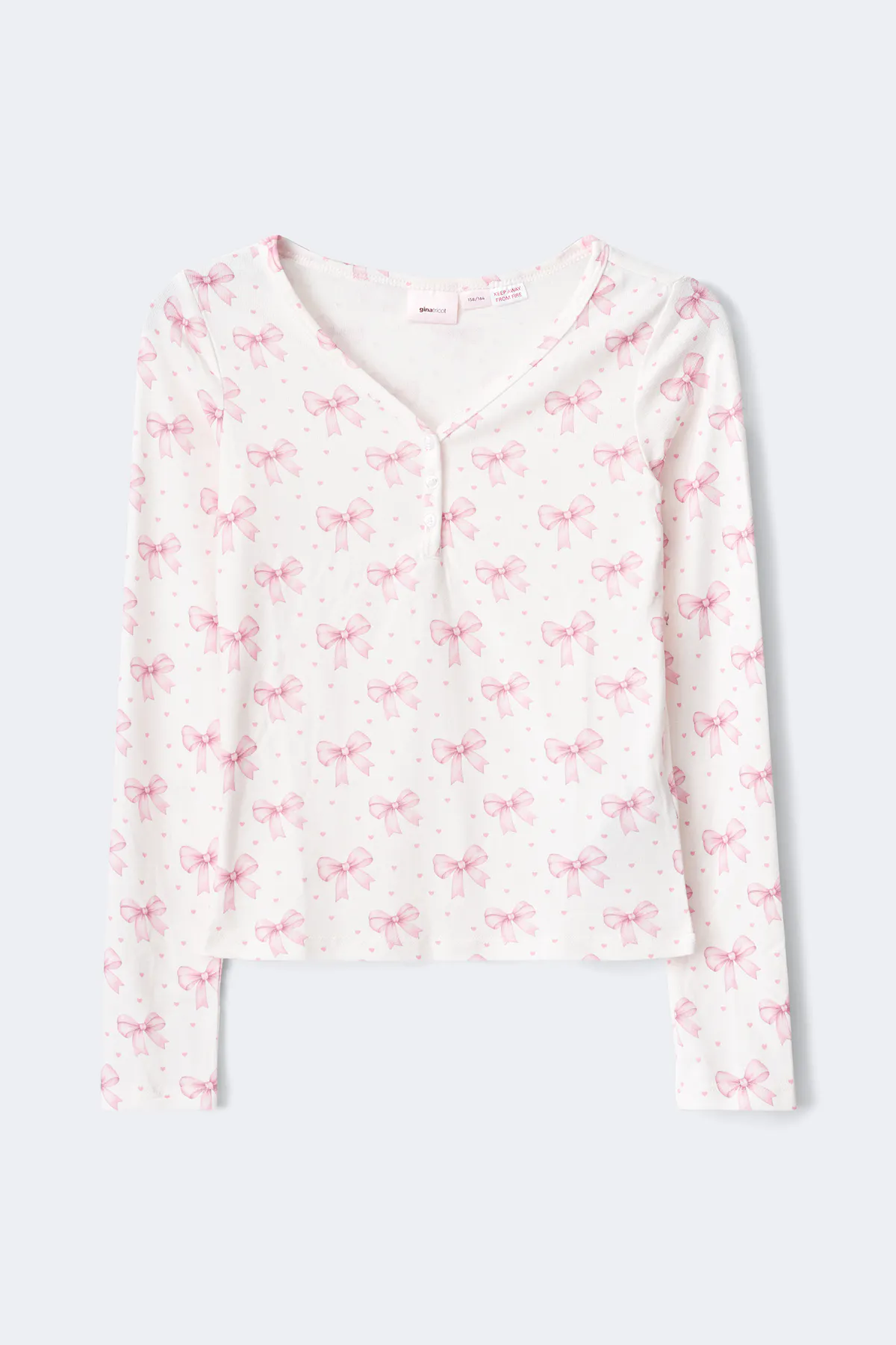Pyjima Y brushed pyjama set - Rosa - Gina Tricot