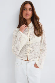 Mandarin Collar Longsleeve Top