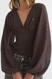 Embellished blouse