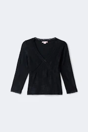 14+ quarter sleeve frill top