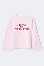 Y fitted long sleeve top