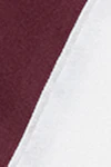 Burgundy/white