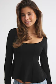 14+ peplum top