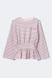 Y peplum top