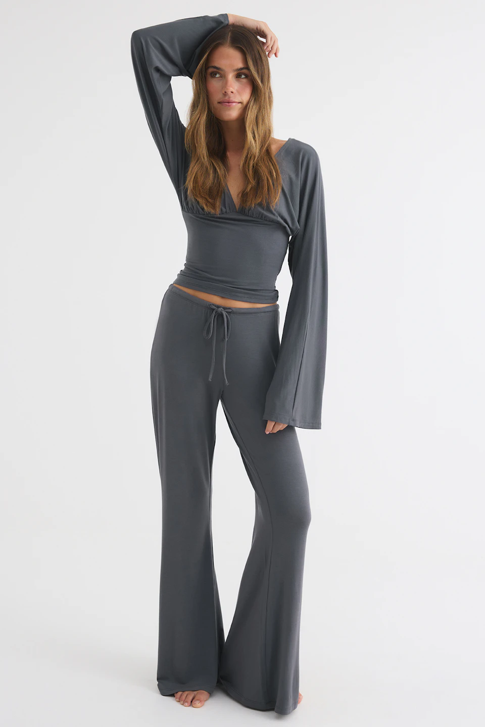 Low loungewear trousers