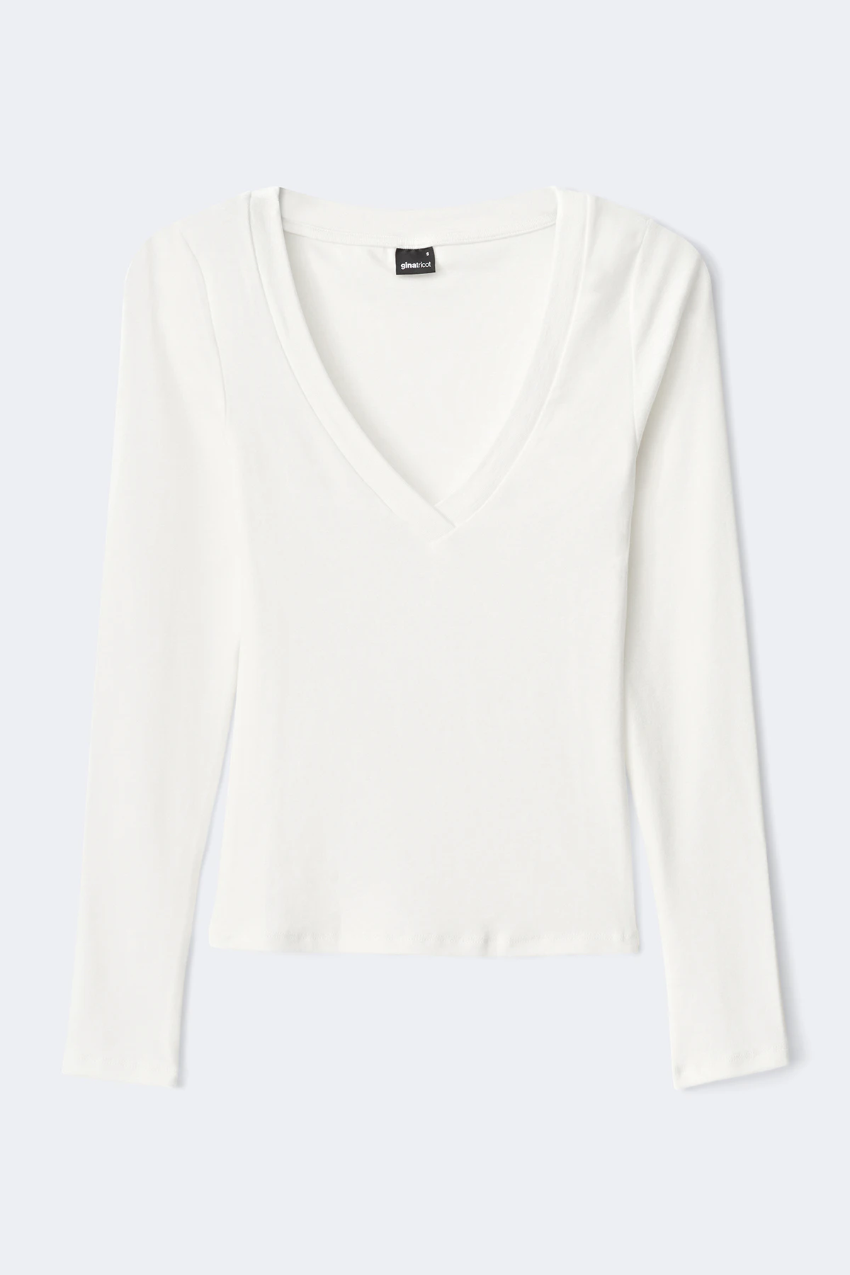 Gina Tricot V-neck longsleeve top t-shirts dam – bild 4