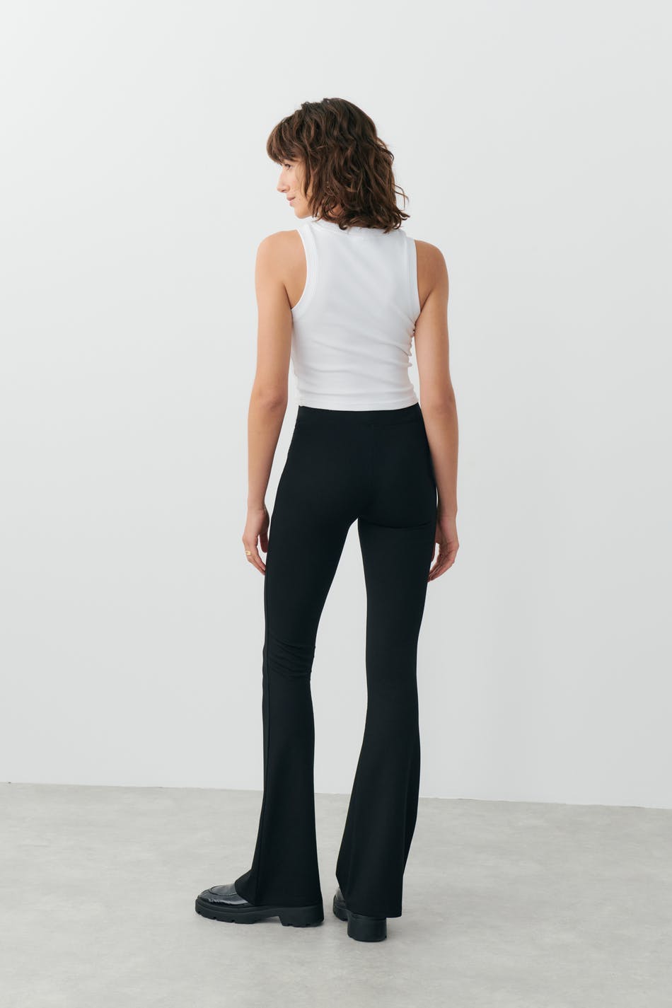 Flare tall trousers