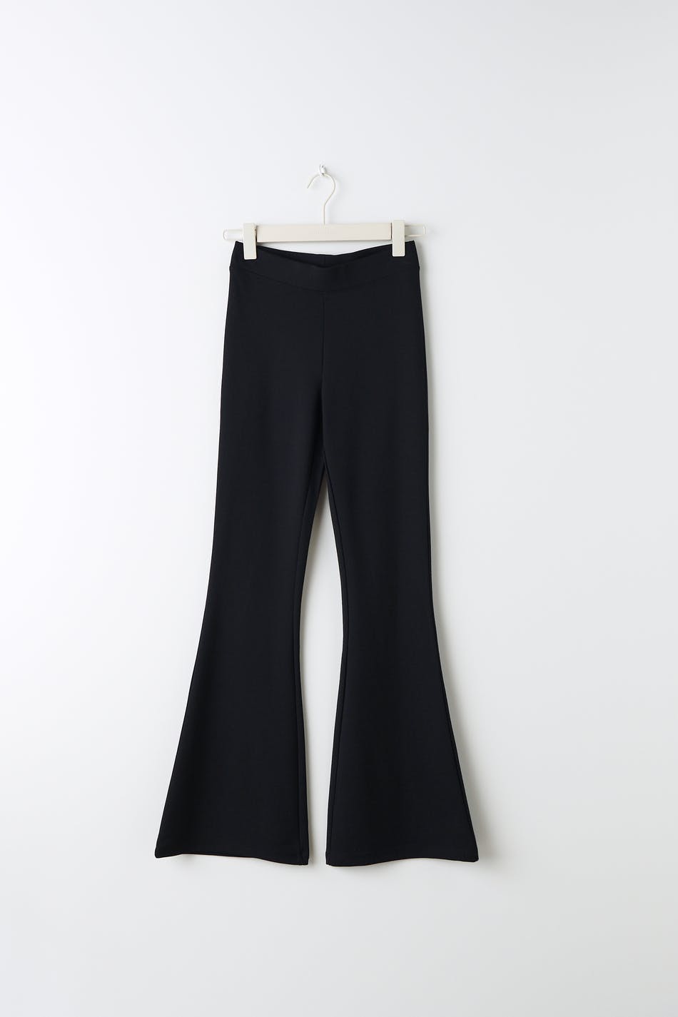 Flare jersey trousers - Black - Women - Gina Tricot