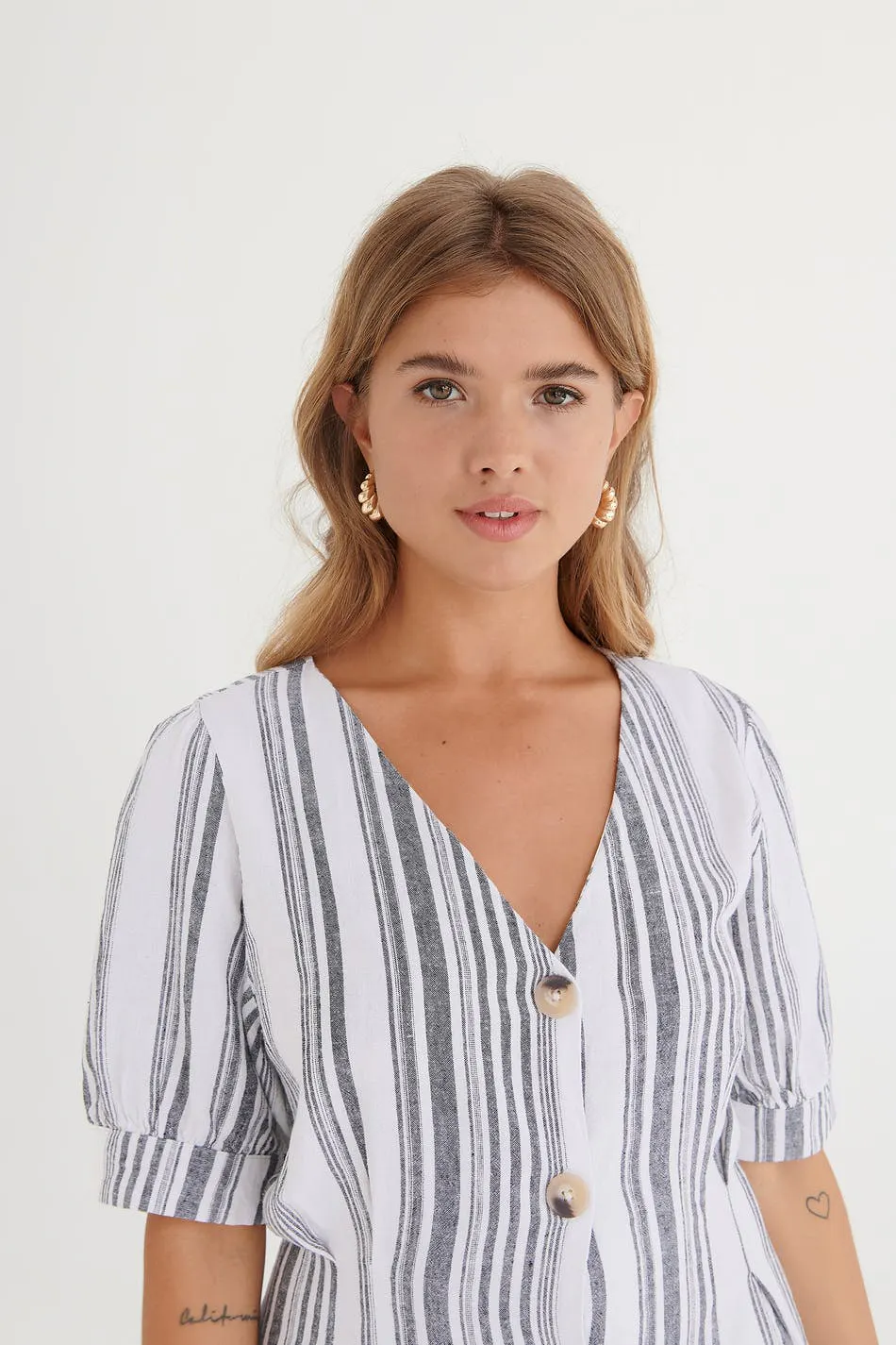 Lay Myself Down linen dress
