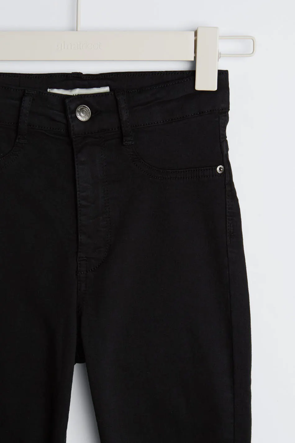 Gina Tricot - molly tall high w jeans - jeans tall - Noir - XS - Femme