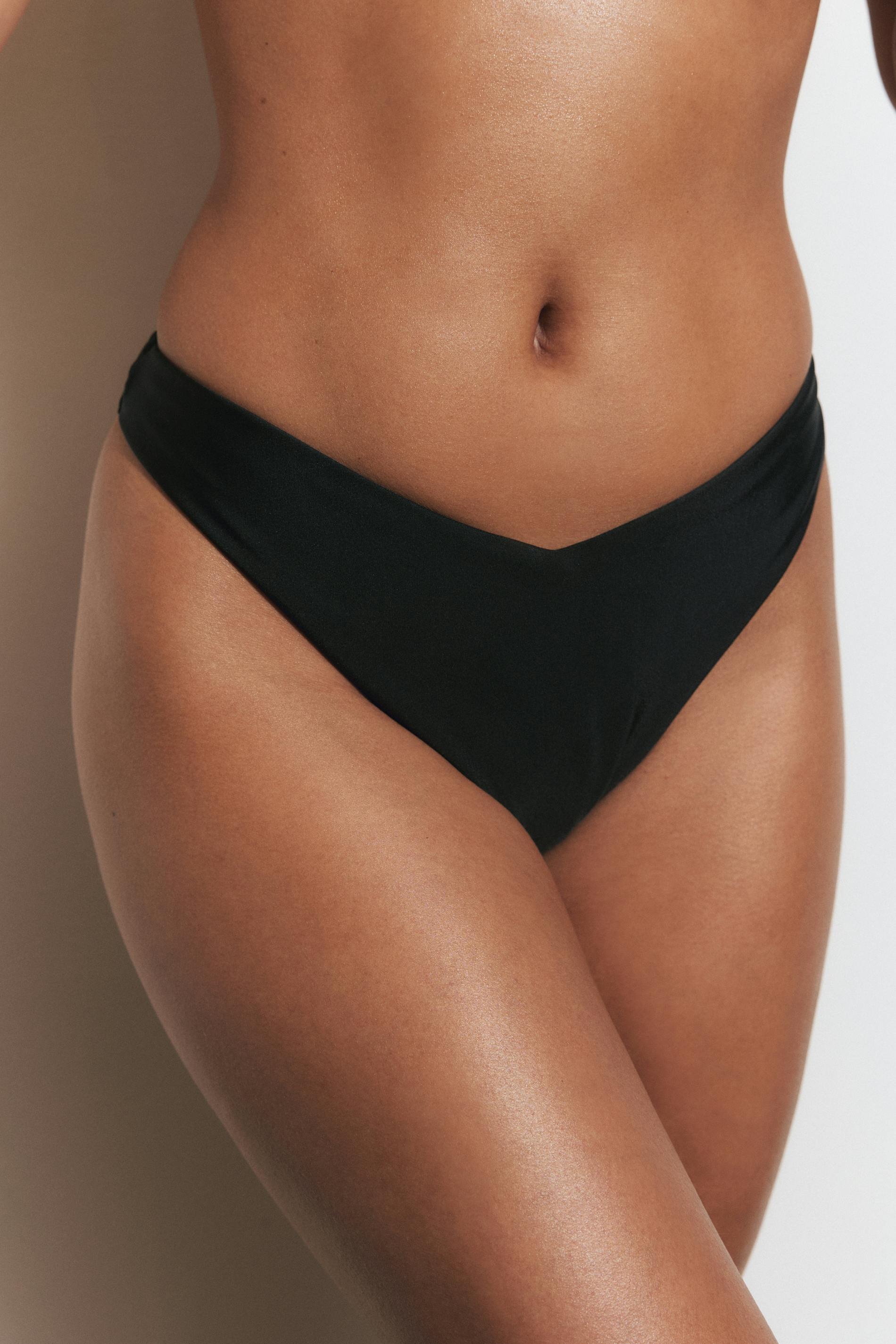Gina Tricot - High bikini thong - Bikinis - Noir - S - Femme
