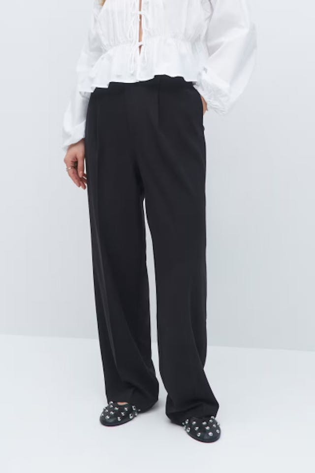 Wide leg trousers