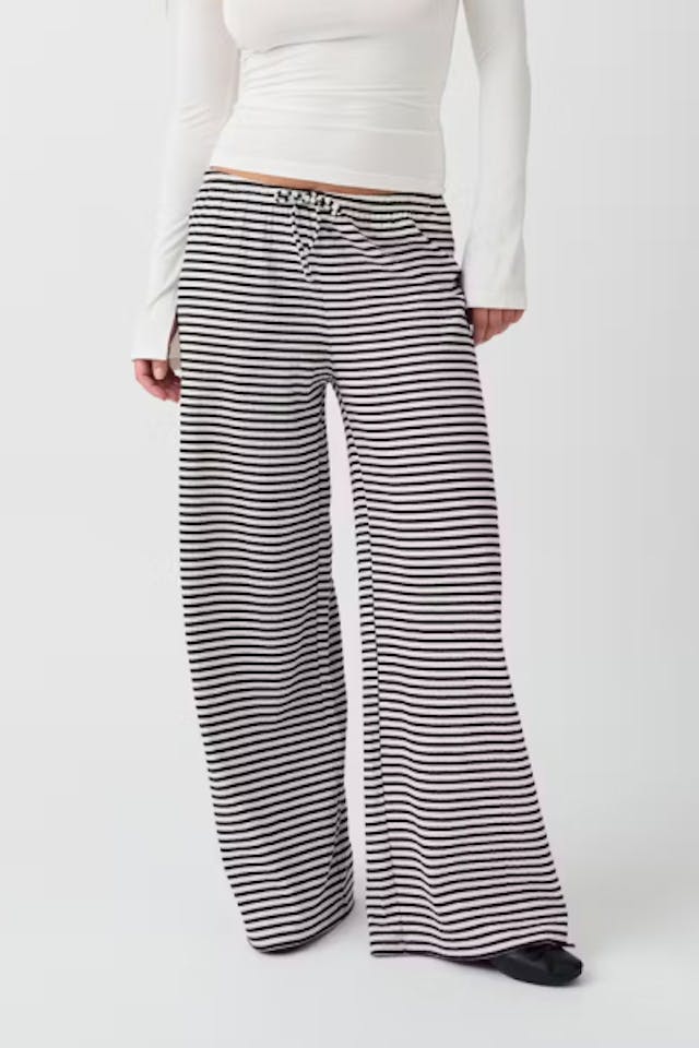 striped trousers